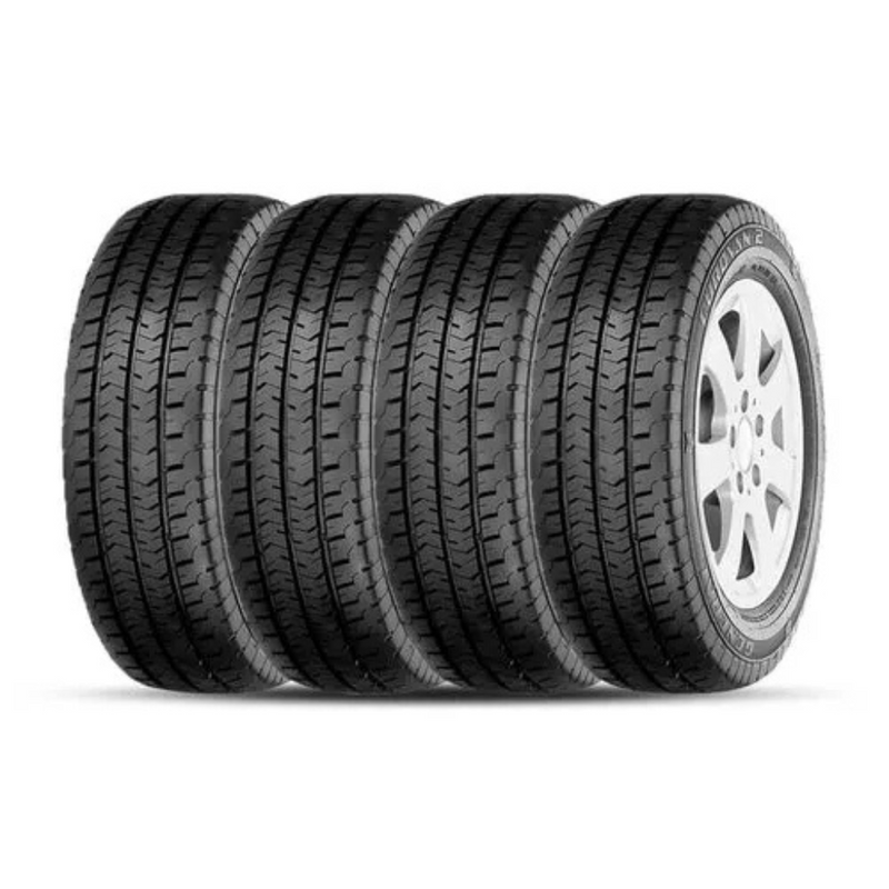 Kit 4 Pneu General by Continental Aro 14 185r14C 102/100q 8pr Eurovan 2